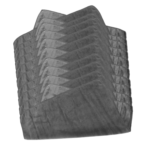 STOBAZA 12 Piezas Toallas de Limpieza de Microfibra Absorbentes para Coche Paquete de Unidades Reutilizables Secado Rápido para Limpieza y Secado de Superficies Delicadas