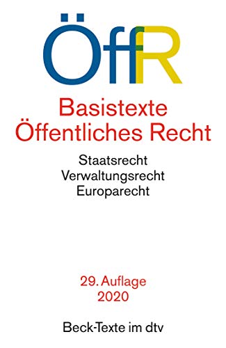 Preisvergleich Produktbild Basistexte Öffentliches Recht (Beck-Texte im dtv)