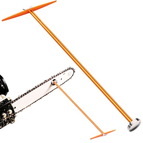 Firewood Measuring Tool for Chainsaw - Adjustable 18'', 22'', 26'' Solid Aluminum Log Marker - Magnetic Firewood Gauge with Tool-Free Assembly & High-Viz Pointer - Logging Accessories for Uniform Cuts
