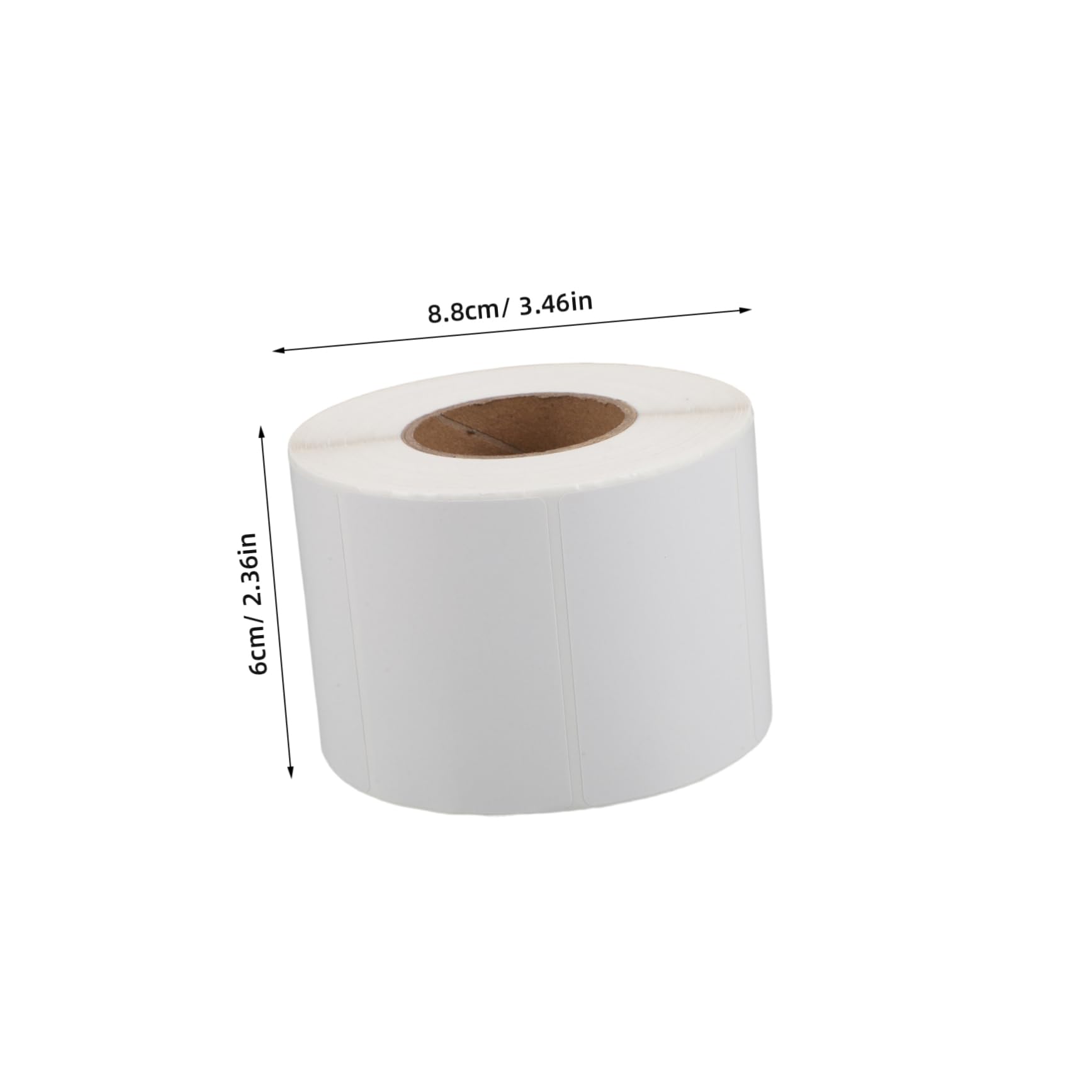 POPETPOP 5rotoli Etichette Termiche per Spedizione Impermeabili e Resistenti al Calore Compatibili Stampanti Codice Barre per Uso Versatile in Piccole Imprese e Applicazioni Industriali