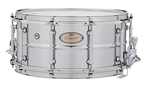 Pearl 14 X6.5 Concert Steel Snare Drum
