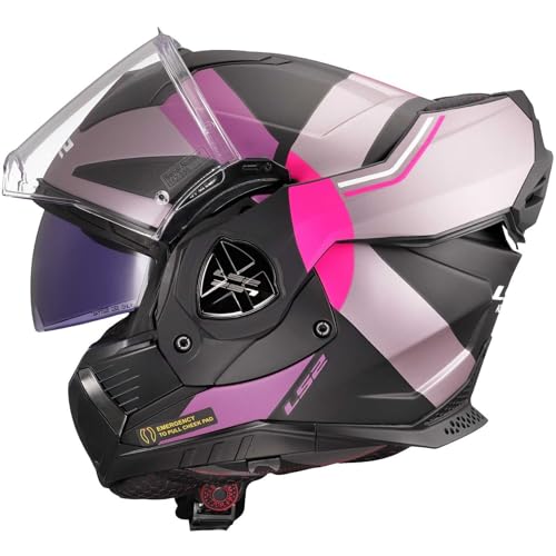 Casque modulable LS2 ADVANT X Ultra Matt Grey Purple L pour vos road-trips