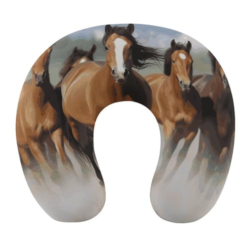 Almohada U de espuma memory 30 cm x 25 cm para viaje