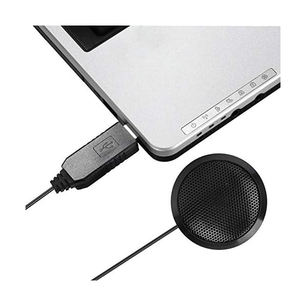 Tangxi USB-Konferenzmikrofon, omnidirektionales Kondensator-Tischmikrofon mit hoher Empfindlichkeit + 360 ° -Sound… – Bild 7