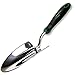 Edward Tools Bend-Proof Garden Trowel - Heavy Duty Polished Stainless Steel - Rust Resistant Oversized Garden Hand Shovel for Quicker Work - Digs Through Rocky/Heavy soils - Comfort Grip (1)