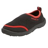 Speedo Little Little Kid/Big Kid Surfwalker Pro Water Shoe,Black/Red,2 M Little Kid