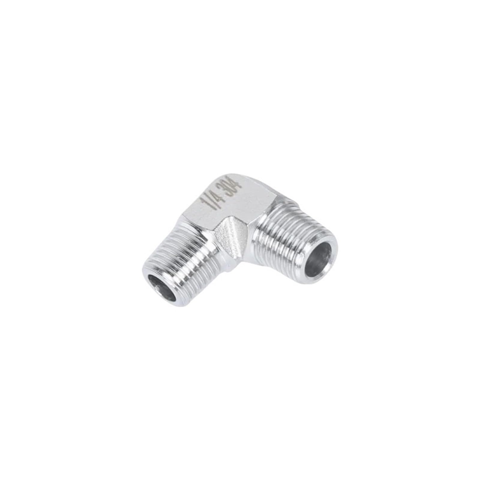 BHBHCPZGR 304 Stainless Steel High Pressure Forged Pipe Fitting Connector - 1/2" BSP Elbow Male-Male
