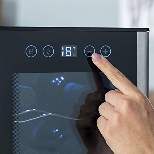 Adega Climatizada, ACS12, 12 Garrafas, Preto, 220v, Electrolux