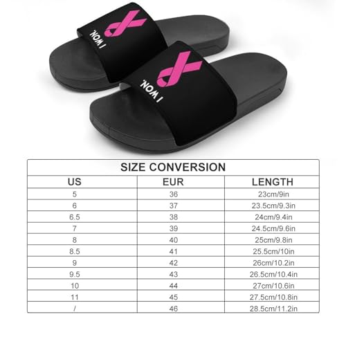Survivor Breast Cancer Awareness House Sandals Non-Slip Bathroom Slippers Beach Summer Shoes for Men Women2