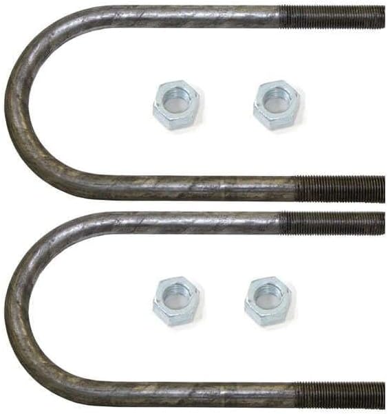 SP01080 Round Trailer U- with Hardware - 3" Width x 7-1/4" Length - .5625" Diameter SP01-080