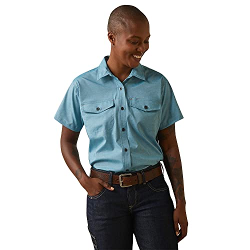 Image of Ariat Women's Rebar Made Tough Venttek DuraStretch Work Shirt
