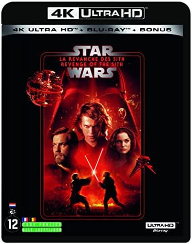 STAR WARS Episode III – LA REVANCHE DES SITH (2019) – Blu-ray 4K [4K Ultra-HD + Blu-ray + Blu-ray Bonus]