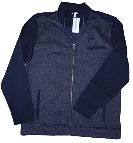 Calvin Klein Jeans Men's Full-Zip Fleece Mock Neck Sweatshirt Jacket2