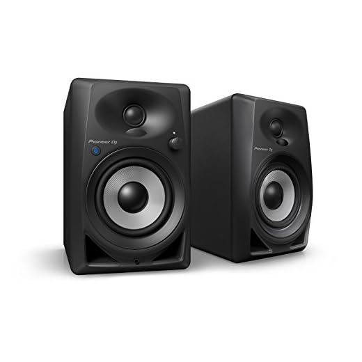 Pioneer DJ DM-40BT Bluetooth studiomonitor, svart