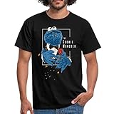 Spreadshirt Sesamstraße The Cookie Monster Männer T-Shirt, 4XL, Schwarz