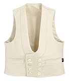  Fhb 2067349-70016-10-44 chaleco detlef para la visita blanco, blanco