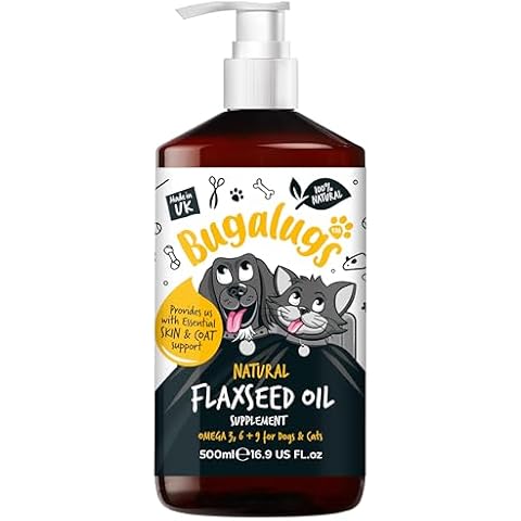 BUGALUGS Flaxseed Oil for Dogs and Cats Cover