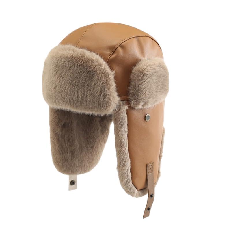 Chapeau chaud d'hiver style bomber pour le ski et les sorties outdoor