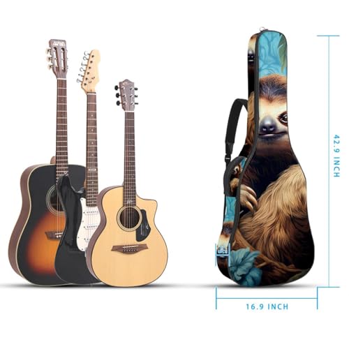Sac pour guitare étanche 101,6 cm avec grand compartiment accessoires