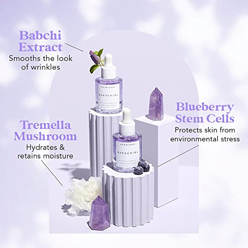 Herbivore Bakuchiol Retinol Alternative Serum - 1% Bakuchiol + Peptides, Smooths Skin, Reduces Fine Lines & Wrinkles, Plant-Based, Vegan, Cruelty-Free, 30Ml / 1 Oz #TOP1