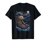 Otter Starry Night T-Shirt