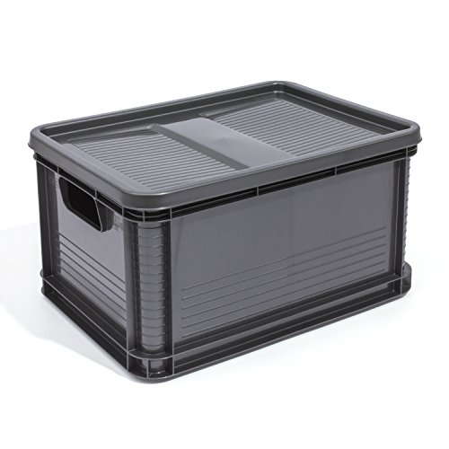 20 litri Lager Euro scatola impilabile Box contenitore con coperchio chiuso frutta Box Gewerbe Kiste Lager