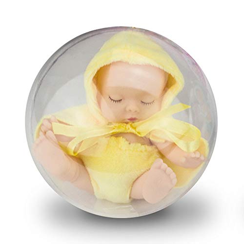 ZCED Bebé Durmiente Hecho A Mano Realista Reborn Doll Ball Toy para Niños Shell Protector Lovely Baby Girl Boy Dolls Silicone Princess,A Cover