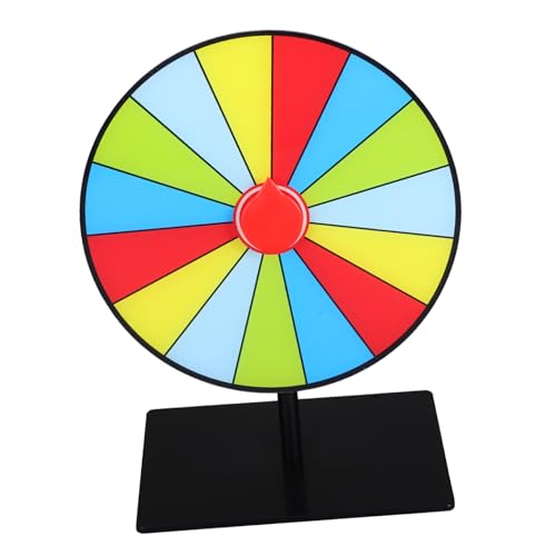 HOOTNEE Spinning Fortune: Dry Erase Prize Wheel Tabletop Carnival Game Versatile for Parties Classroom Rewards