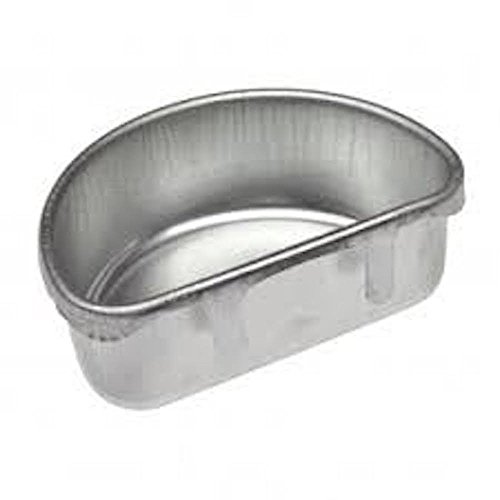 All Things Bunnies Galvanized Metal Coop Cup Feed Bowl (1 Quart)