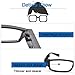 Bright LED Readers with Lights Reading Glasses Lighted Magnifier Nighttime Reader Compact Full Frame Eyewear Clear Vision Unisex Clear Vision Lighted Eye Glasses (+2.0)