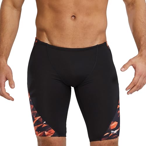 TYR - Men's Triadic Durafast Elite Jammer, Orange, 30