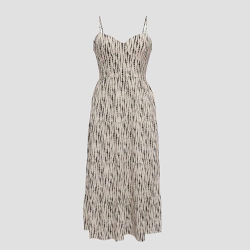 Robe d'été bohème chic avec de délicates bretelles nouées - 2