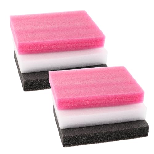 Beatifufu 6Pcs Needle Felting Mat Compact Wool Felting Cushions for DIY Crafts Foam Blocks for Needle Felting and Wool Projects Convenient Work Surface