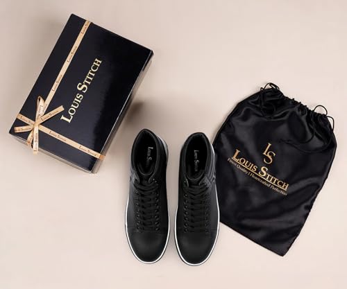 Image of LOUIS STITCH All Day Wear Lace-Up for Men | Comfortable Sneaker | LSP-SNK-AVI-High Ankle Lace-Up
