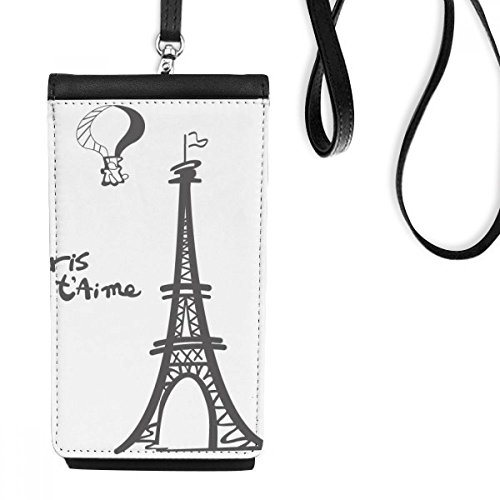 Pochette téléphone Tour Eiffel en faux cuir pour flâner dans Paris