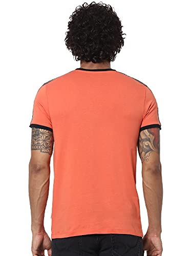 Image of JACK & JONES Men's Solid Slim Fit T-Shirt