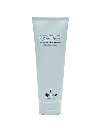 Pipette Relaxing Body Lotion - Plant-derived Moisturizing Squalane, Aromatherapeutic Citrus & Geranium, Ideal Pregnant Mom Gifts or Pregnancy Must Haves, 8 fl oz
