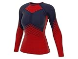 Crivit Pro Damen Seamless Ski Funktionsunterhemd Unterhemd Rot S 36-38
