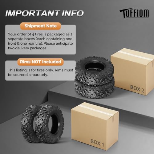 TUFFIOM All-terrain ATV UTV Tire Set