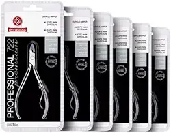 Kit 6 Alicates de Cutícula 722 Mundial Profissional