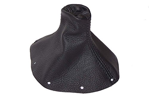 The Tuning-Shop Ltd - Funda para palanca de cambios personalizada en cuero italiano, costuras en negro, 1998-2006 color negro