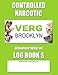 Produktbild Controlled Narcotic Log Book S: Slim Size - Green VERG Alfaxalone 10mg/ml Cover
