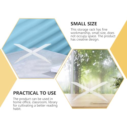 Support d'affichage en acrylique transparent et compact avec base stable X - 7