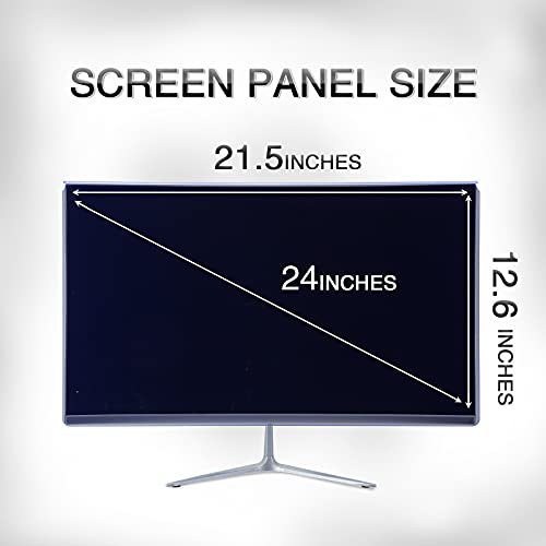 Dejimax 24 Inch Computer Privacy Screen Filter For 16:9 Widescreen Monitor, Hanging Computer Screen Privacy Shield Anti-Glare Protector, No Adhesive And Traceless #TOP3