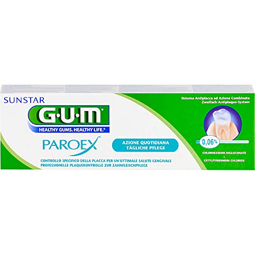 GUM Paroex 0,06% CHX Zahnpasta, 75 ml Zahncreme – Ansicht 1