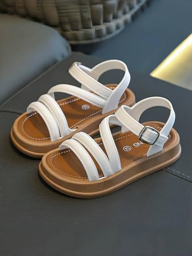 Open toe sandals for juniors, black PVC material, adjustable hook and loop closure, comfortable low cut for beach and party wear, spring and summer collection4
