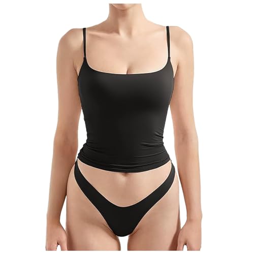 Débardeur femme col carré tendance en coton doux pour style épuré