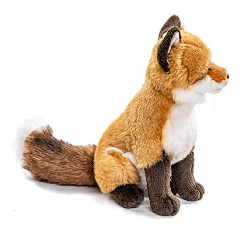 Miniatura 4 de Uni-Toys - Rotfuchs Clásico - 27 Cm Altura - Zorro, Animales Del Bosque - Peluche De Peluche, Color Marrón, Blanco, Hw-79025