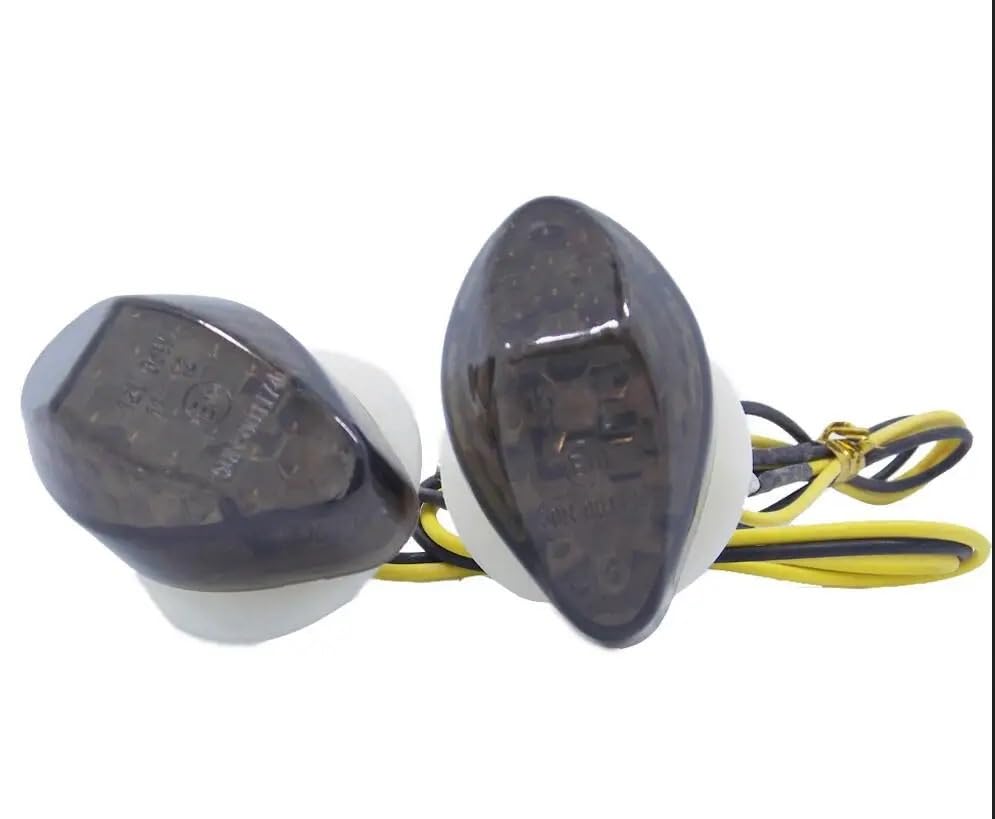 Feux de stop clignotants encastrés haut de gamme finition ambre pour moto CBR 600RR