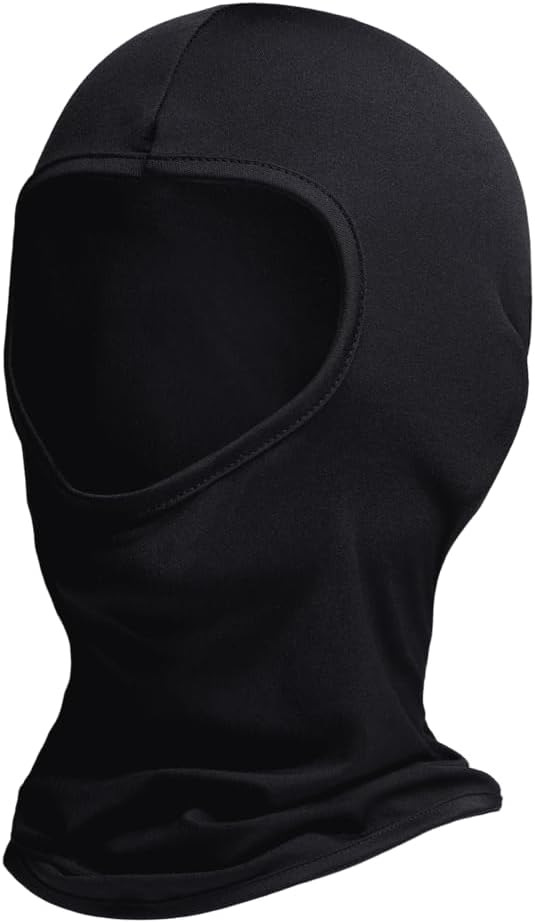 Winter Balaclava Ski Mask Warm Full Face Thermal Men 3 Hole Knit Face Mask for Outdoor Sports, Knitted SAS Style Army Hat Neck Warmer Paintball (Black)